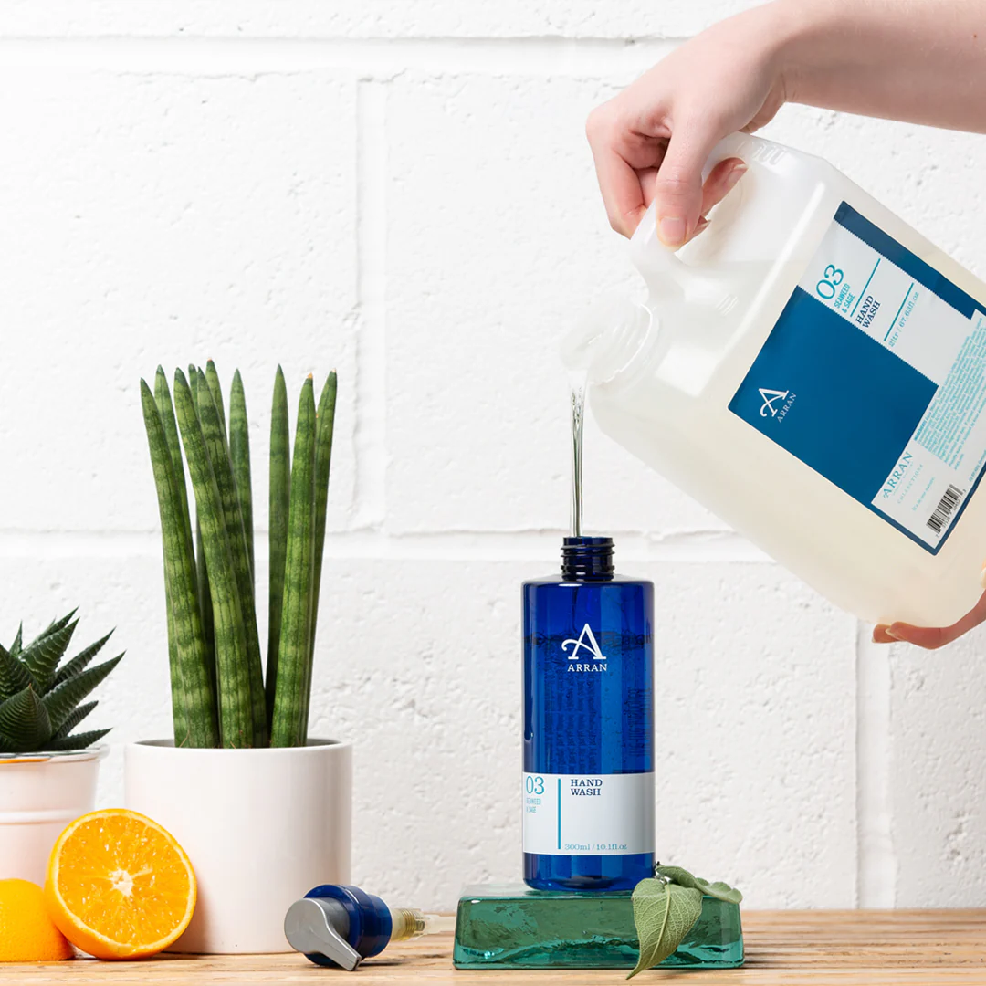2L Seaweed & Sage Liquid Hand Wash Refill - Image 2