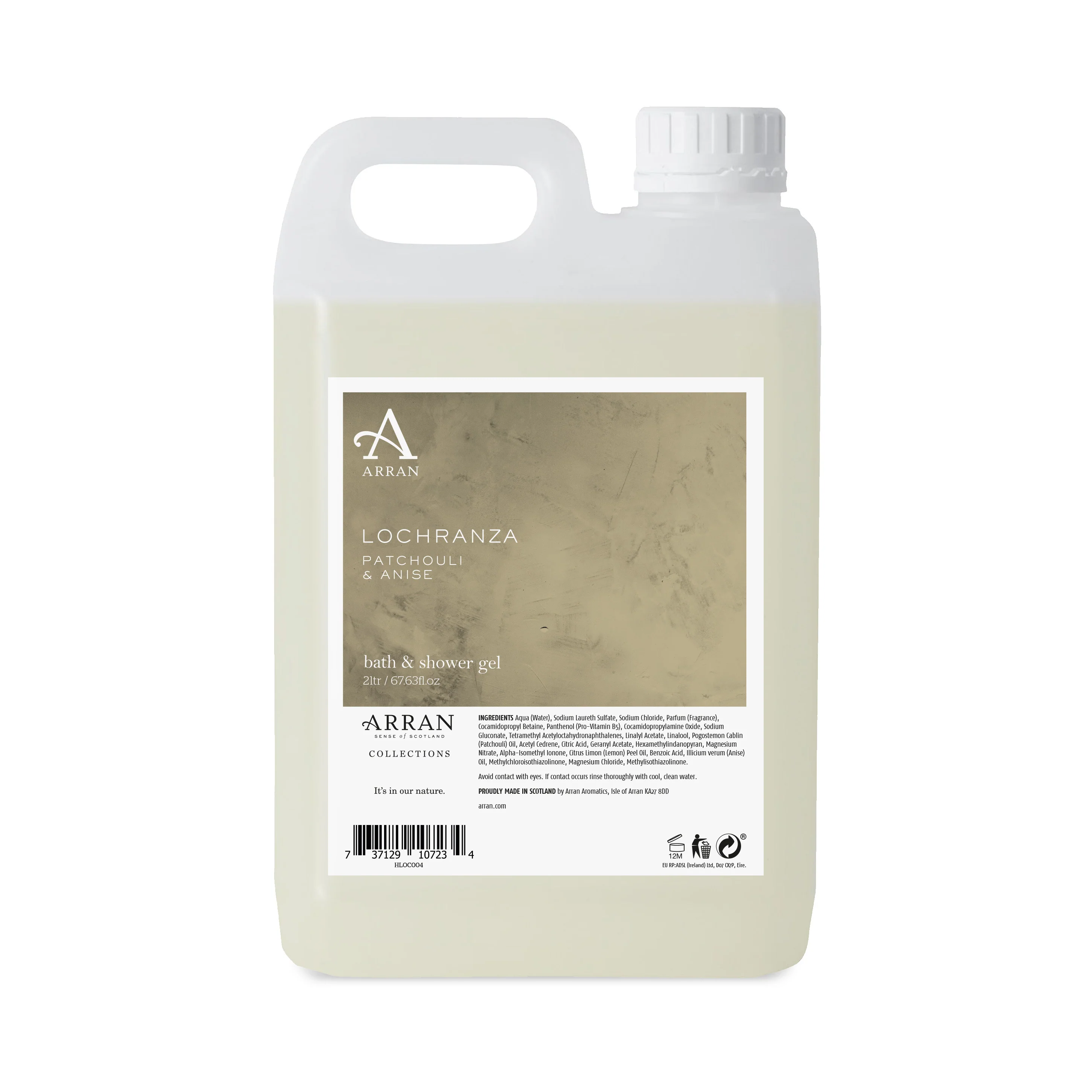 2L Lochranza Bath & Shower Gel Refill